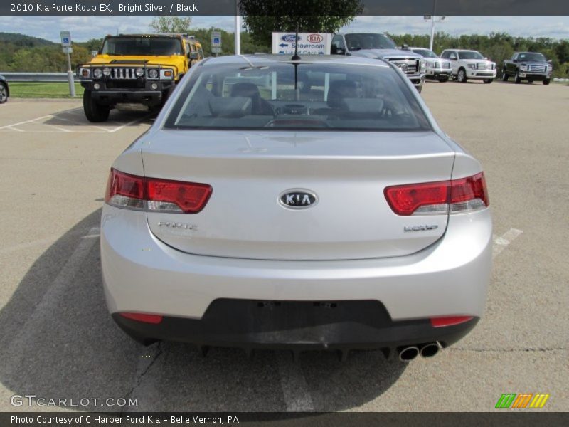 Bright Silver / Black 2010 Kia Forte Koup EX