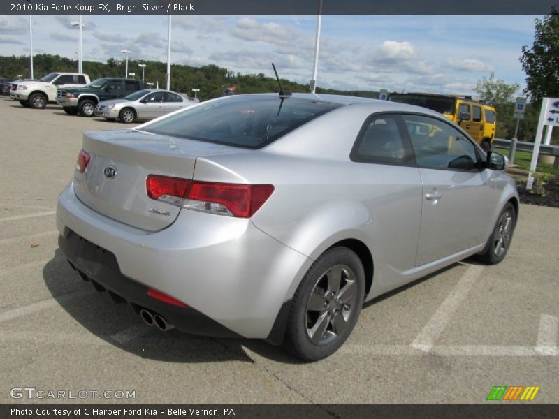 Bright Silver / Black 2010 Kia Forte Koup EX