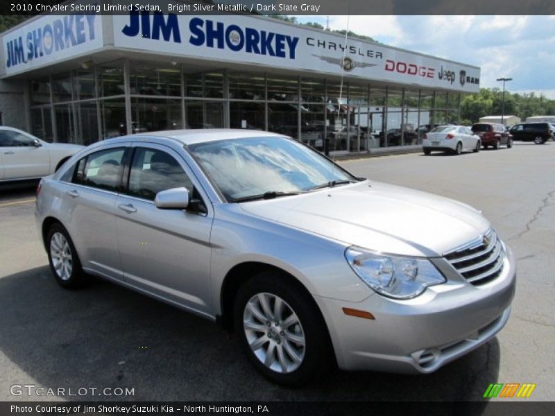 Bright Silver Metallic / Dark Slate Gray 2010 Chrysler Sebring Limited Sedan