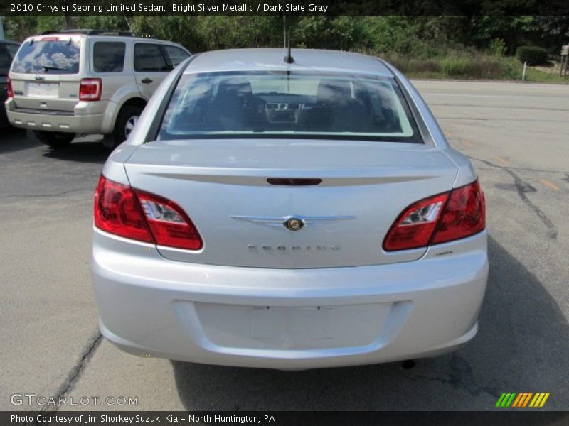 Bright Silver Metallic / Dark Slate Gray 2010 Chrysler Sebring Limited Sedan