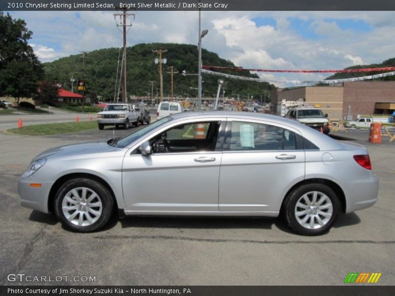 Bright Silver Metallic / Dark Slate Gray 2010 Chrysler Sebring Limited Sedan