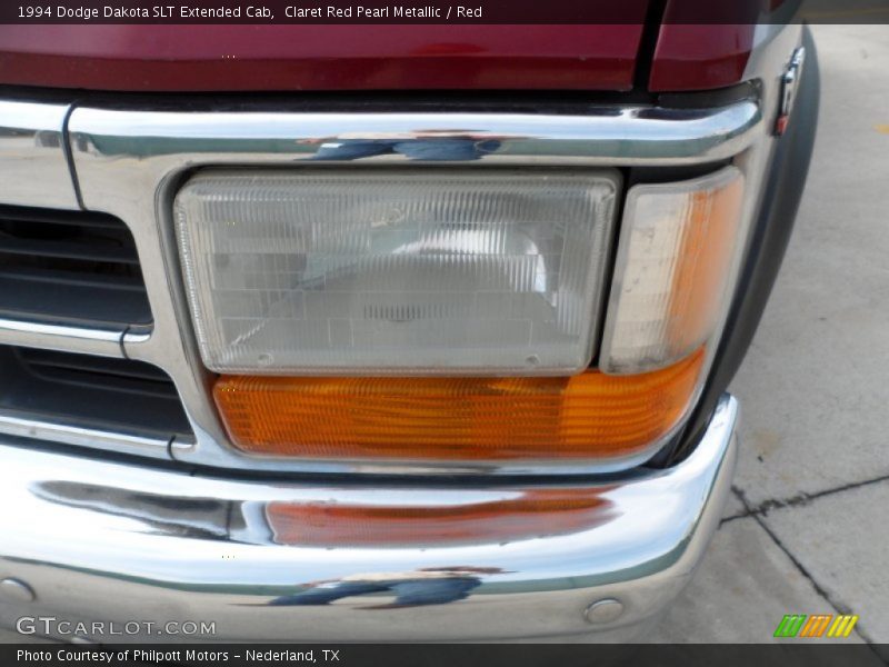 Claret Red Pearl Metallic / Red 1994 Dodge Dakota SLT Extended Cab