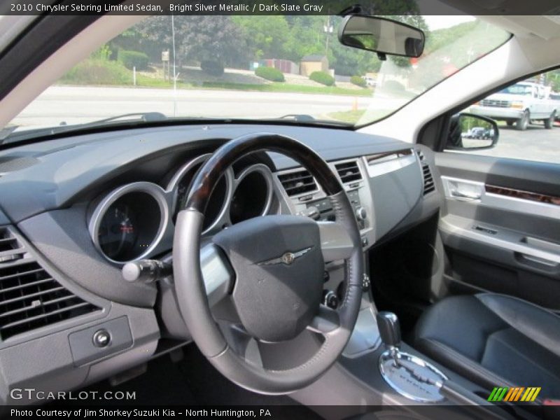 Bright Silver Metallic / Dark Slate Gray 2010 Chrysler Sebring Limited Sedan