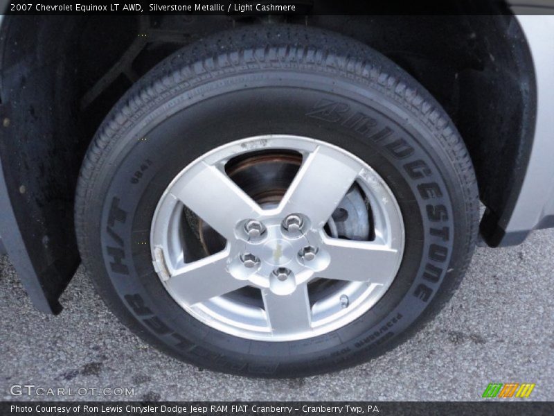 Silverstone Metallic / Light Cashmere 2007 Chevrolet Equinox LT AWD