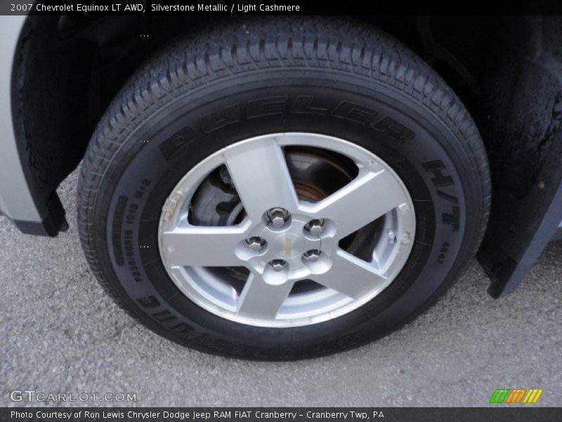 Silverstone Metallic / Light Cashmere 2007 Chevrolet Equinox LT AWD