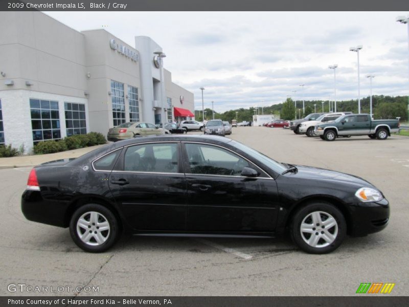 Black / Gray 2009 Chevrolet Impala LS