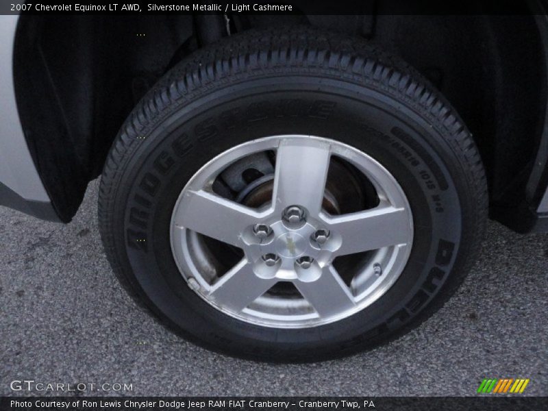 Silverstone Metallic / Light Cashmere 2007 Chevrolet Equinox LT AWD