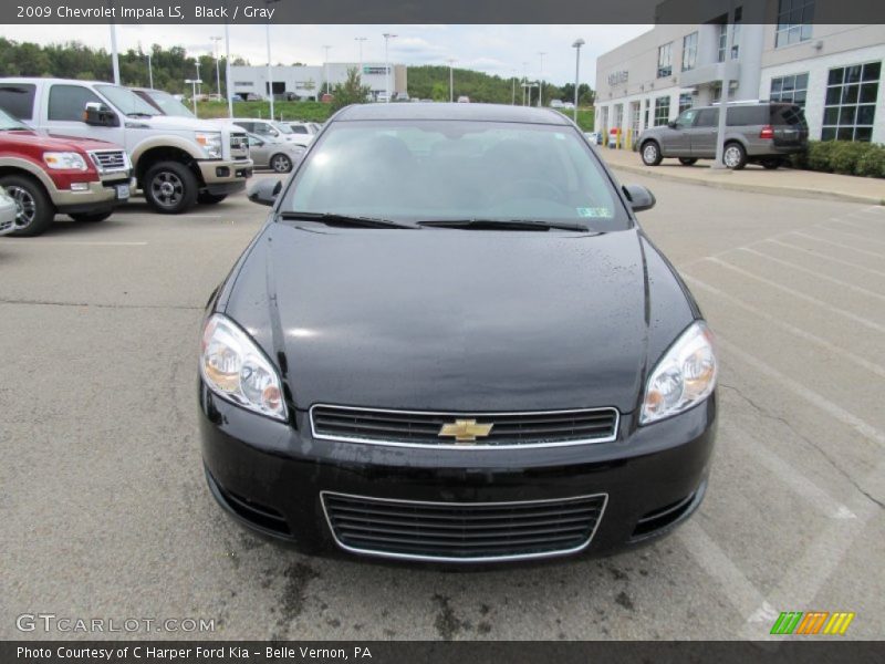 Black / Gray 2009 Chevrolet Impala LS