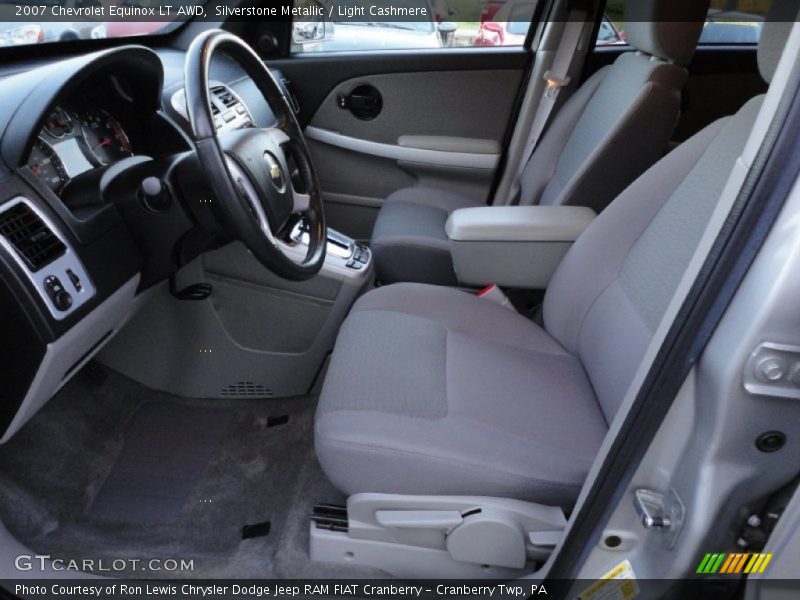 Silverstone Metallic / Light Cashmere 2007 Chevrolet Equinox LT AWD