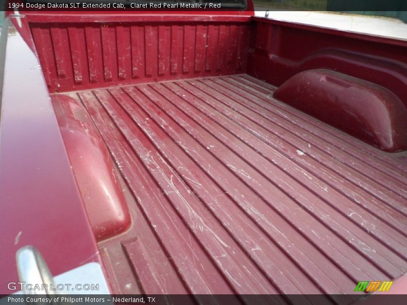 Claret Red Pearl Metallic / Red 1994 Dodge Dakota SLT Extended Cab