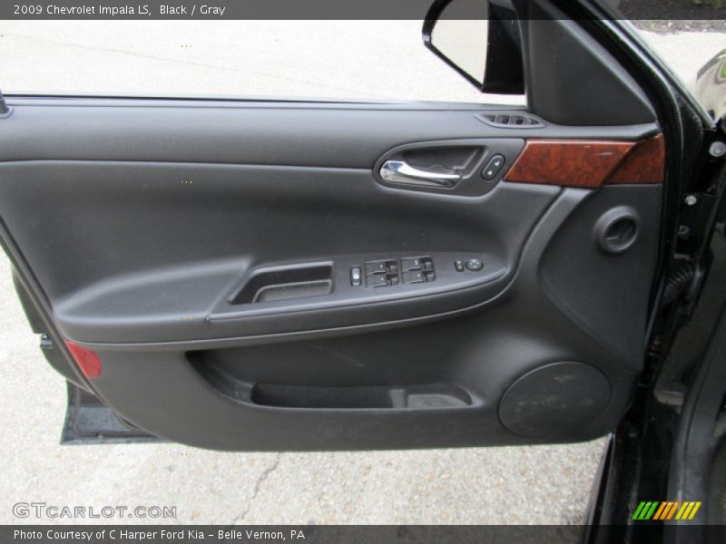 Black / Gray 2009 Chevrolet Impala LS