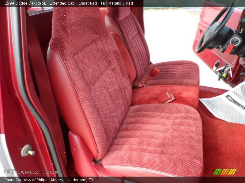  1994 Dakota SLT Extended Cab Red Interior