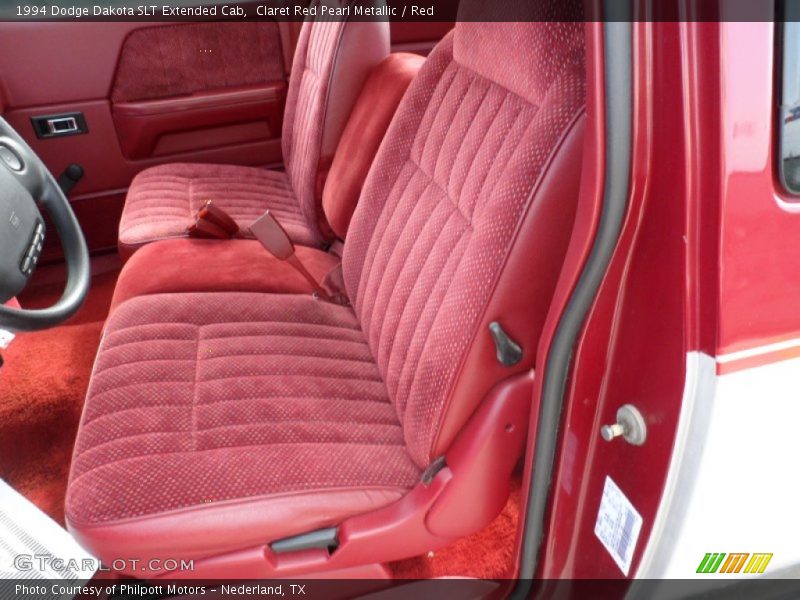  1994 Dakota SLT Extended Cab Red Interior