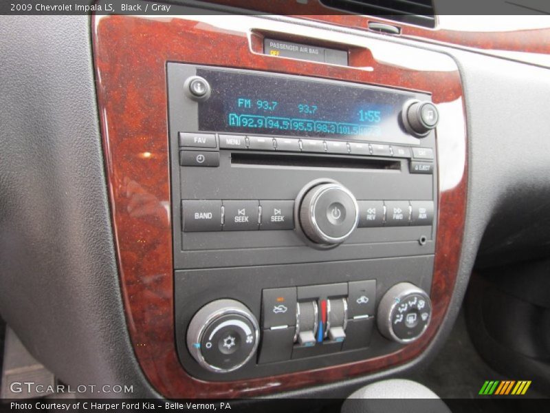 Black / Gray 2009 Chevrolet Impala LS