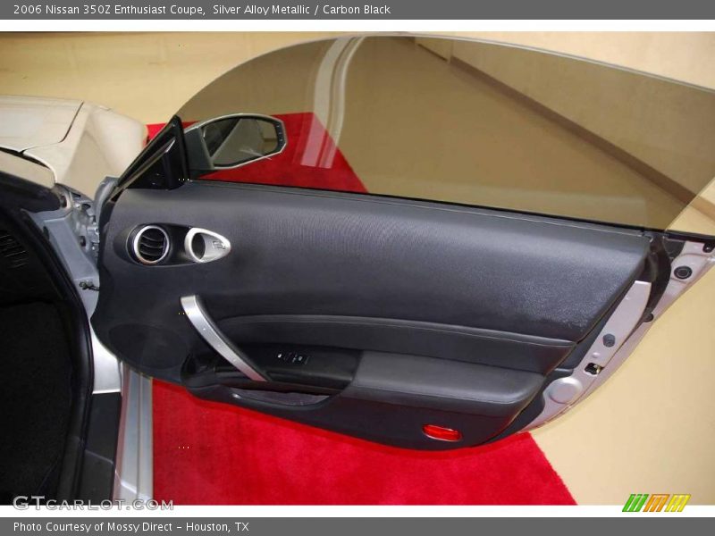 Silver Alloy Metallic / Carbon Black 2006 Nissan 350Z Enthusiast Coupe