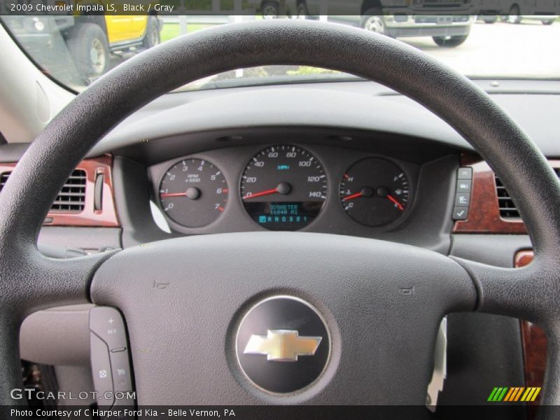 Black / Gray 2009 Chevrolet Impala LS