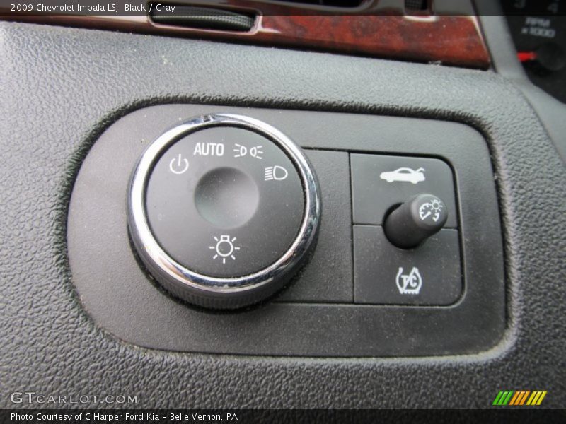 Black / Gray 2009 Chevrolet Impala LS
