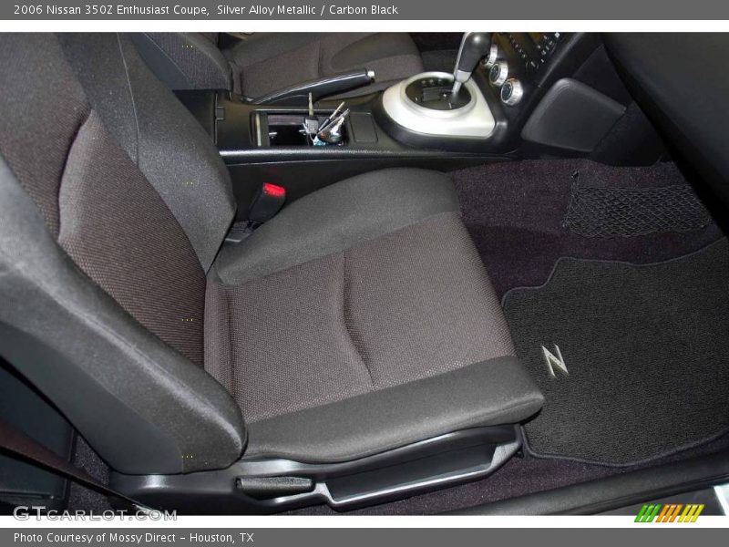 Silver Alloy Metallic / Carbon Black 2006 Nissan 350Z Enthusiast Coupe