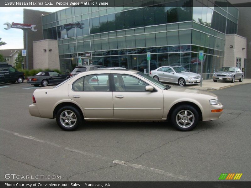 Pebble Beige Metallic / Beige 1998 Nissan Maxima GXE