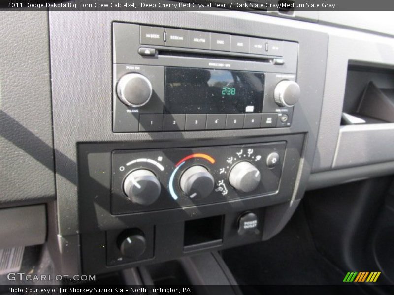 Deep Cherry Red Crystal Pearl / Dark Slate Gray/Medium Slate Gray 2011 Dodge Dakota Big Horn Crew Cab 4x4