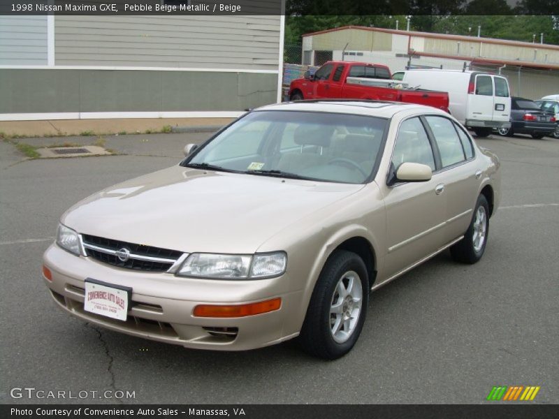 Pebble Beige Metallic / Beige 1998 Nissan Maxima GXE