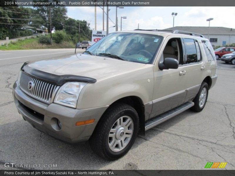Pueblo Gold Metallic / Medium Dark Parchment 2004 Mercury Mountaineer V8 AWD
