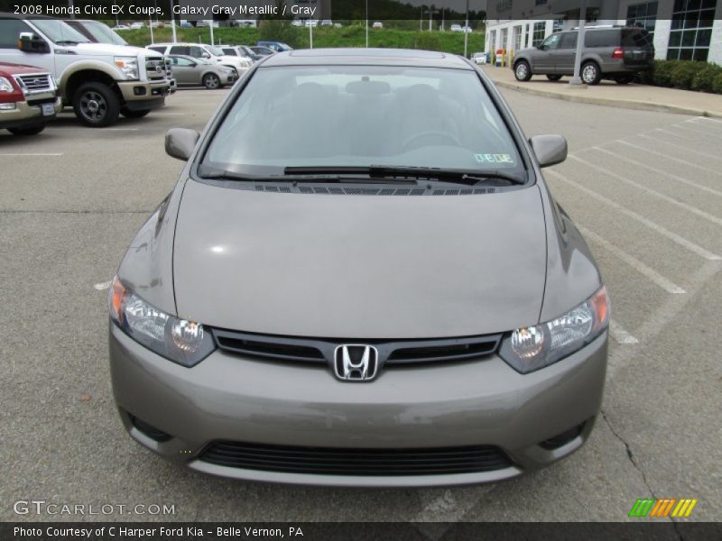 Galaxy Gray Metallic / Gray 2008 Honda Civic EX Coupe