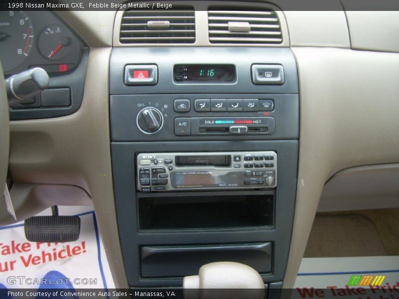 Controls of 1998 Maxima GXE