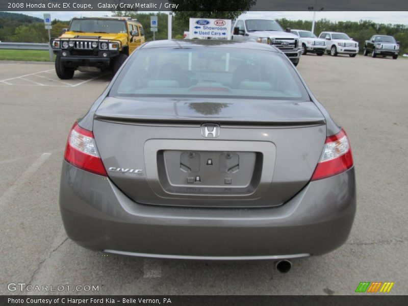 Galaxy Gray Metallic / Gray 2008 Honda Civic EX Coupe