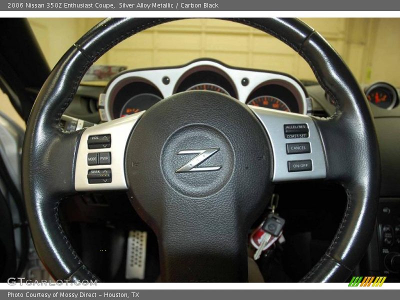 Silver Alloy Metallic / Carbon Black 2006 Nissan 350Z Enthusiast Coupe
