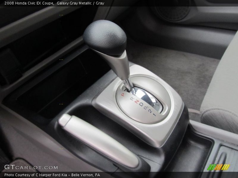 Galaxy Gray Metallic / Gray 2008 Honda Civic EX Coupe