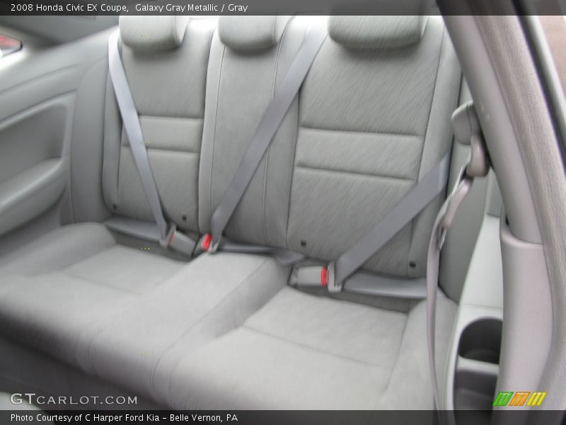 Galaxy Gray Metallic / Gray 2008 Honda Civic EX Coupe