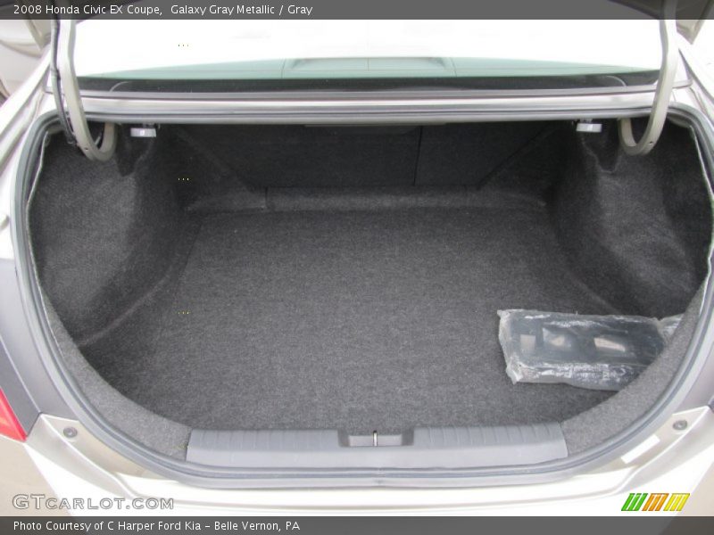 Galaxy Gray Metallic / Gray 2008 Honda Civic EX Coupe