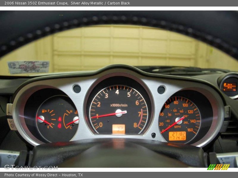 Silver Alloy Metallic / Carbon Black 2006 Nissan 350Z Enthusiast Coupe