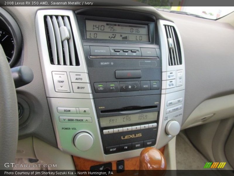 Savannah Metallic / Ivory 2008 Lexus RX 350 AWD