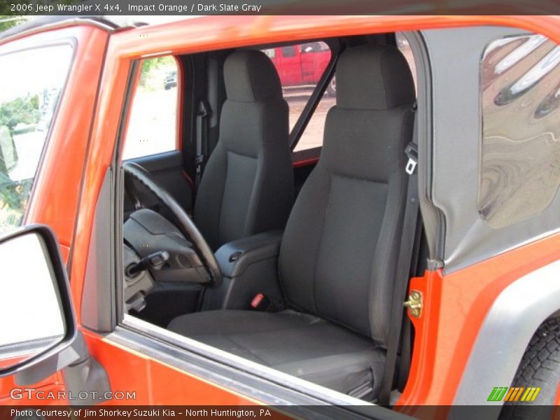 Impact Orange / Dark Slate Gray 2006 Jeep Wrangler X 4x4