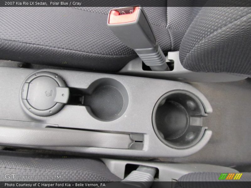 Polar Blue / Gray 2007 Kia Rio LX Sedan