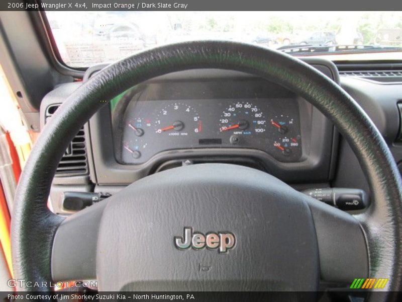 Impact Orange / Dark Slate Gray 2006 Jeep Wrangler X 4x4