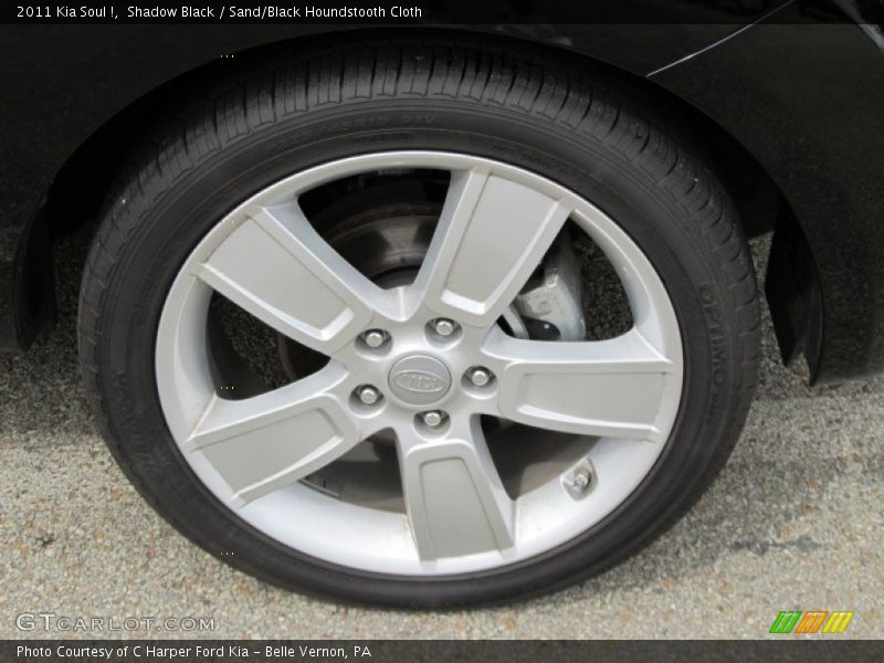 Shadow Black / Sand/Black Houndstooth Cloth 2011 Kia Soul !