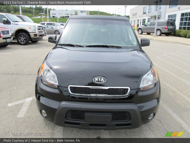 Shadow Black / Sand/Black Houndstooth Cloth 2011 Kia Soul !