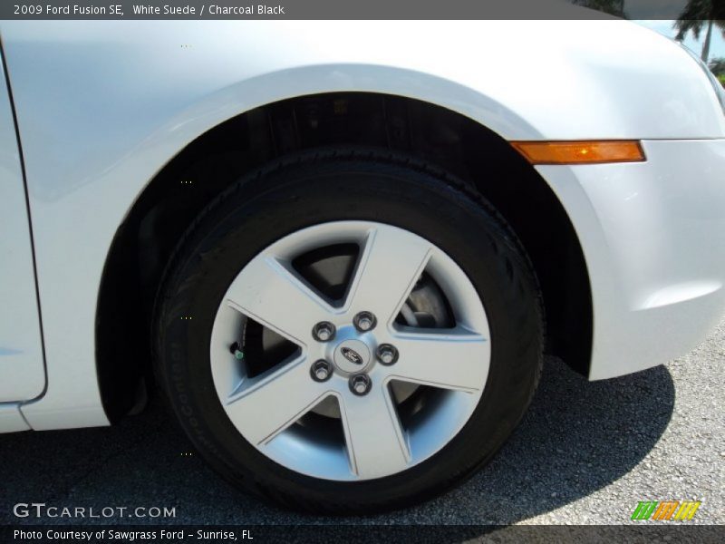 White Suede / Charcoal Black 2009 Ford Fusion SE