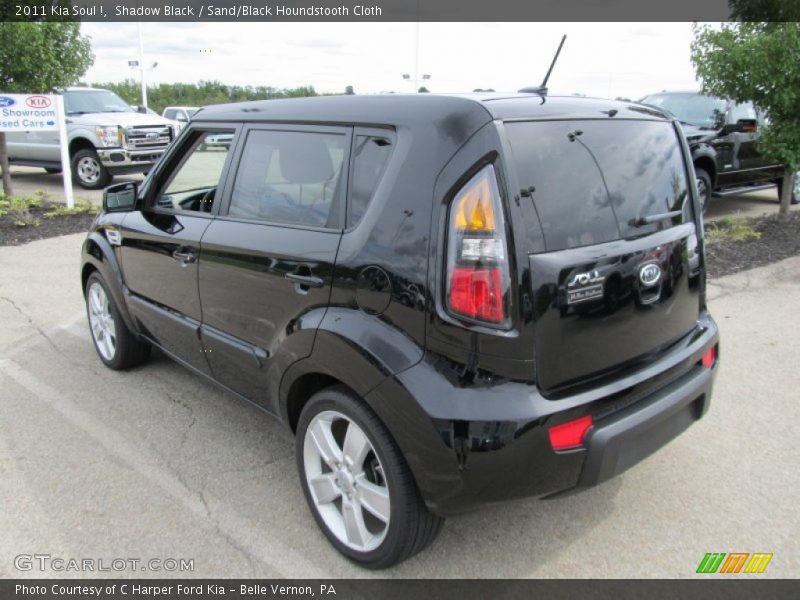 Shadow Black / Sand/Black Houndstooth Cloth 2011 Kia Soul !