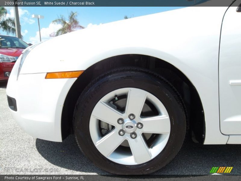 White Suede / Charcoal Black 2009 Ford Fusion SE