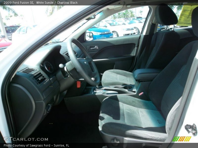 White Suede / Charcoal Black 2009 Ford Fusion SE