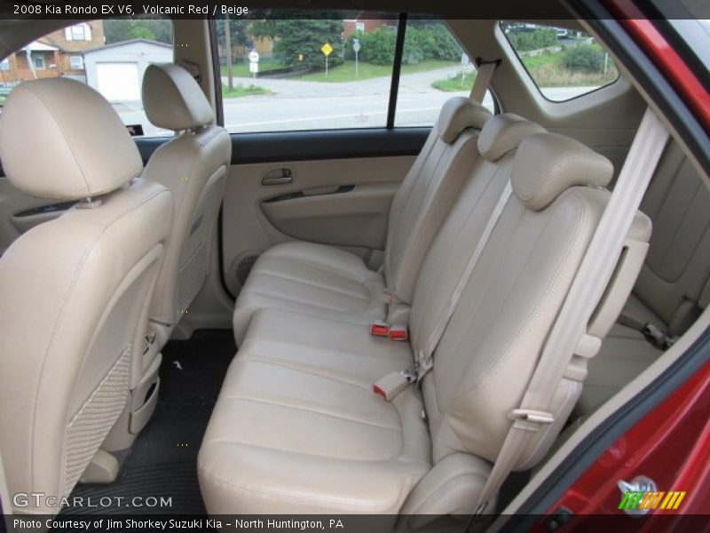 Volcanic Red / Beige 2008 Kia Rondo EX V6