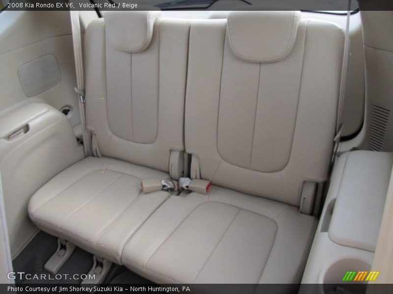 Volcanic Red / Beige 2008 Kia Rondo EX V6