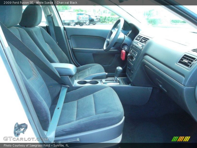White Suede / Charcoal Black 2009 Ford Fusion SE