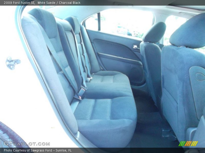 White Suede / Charcoal Black 2009 Ford Fusion SE