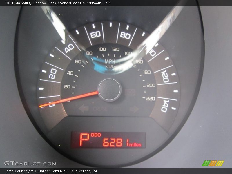 Shadow Black / Sand/Black Houndstooth Cloth 2011 Kia Soul !