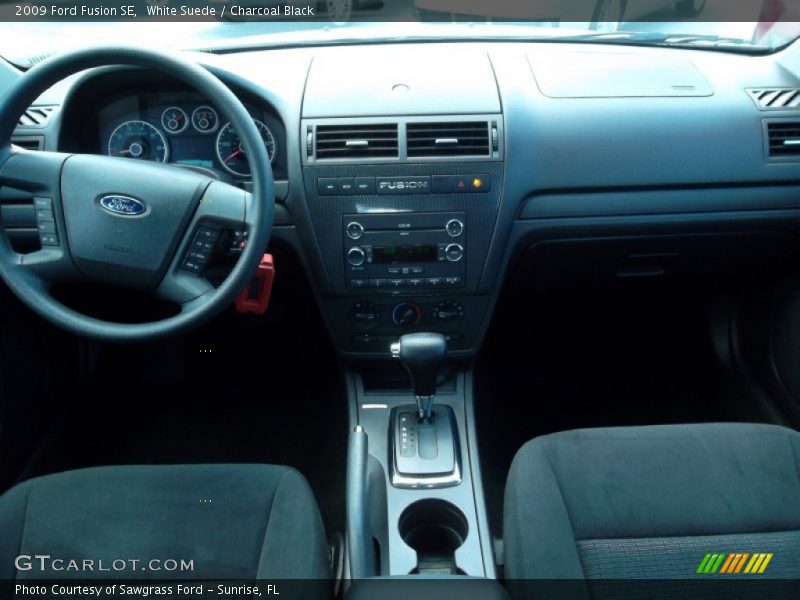 White Suede / Charcoal Black 2009 Ford Fusion SE